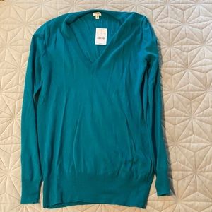 J. Crew sweater in teal, size small, lightweight